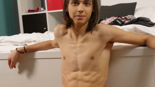 Adorable gay boy Jake Olsen unveils his lean body and shows his big uncut dick – Page 15