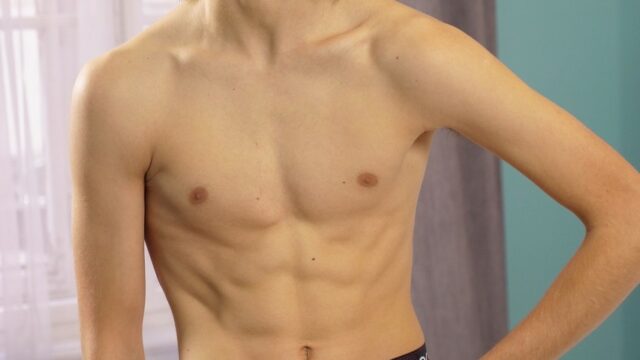 Adorable gay boy Jake Olsen unveils his lean body and shows his big uncut dick – Page 4